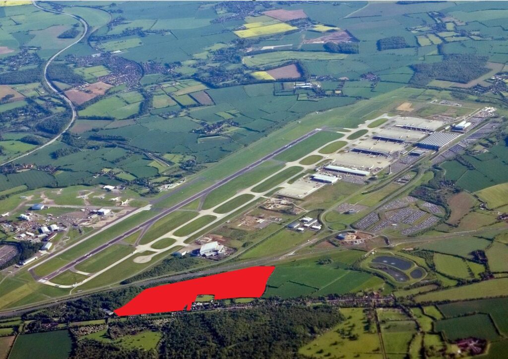 Proposed aerial view